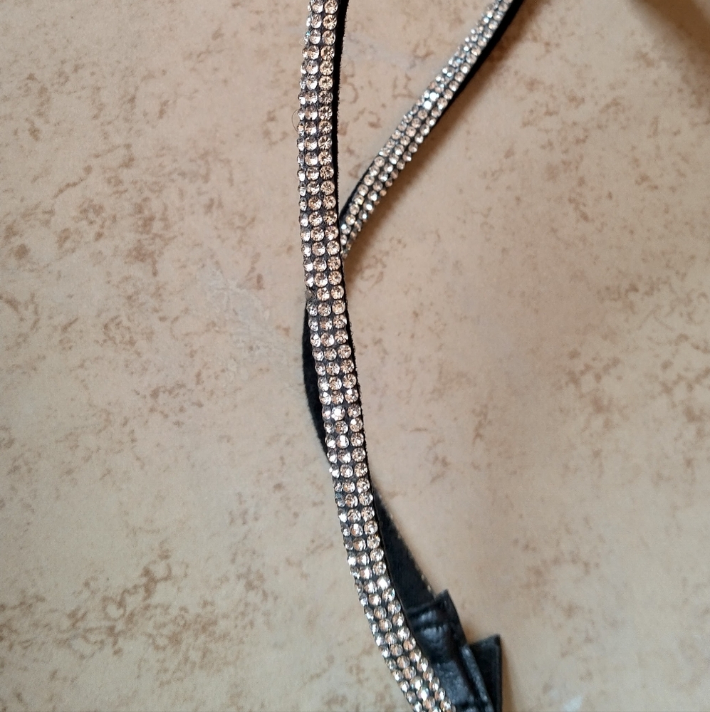 Rhinestone Bow Strappy Heels Pumps Size 36/5.5 - Picture 15 of 16